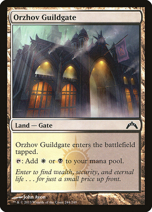 MTG Orzhov Guildgate GTC 244 Regular Nonfoil