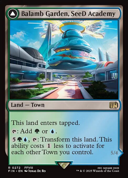 MTG Balamb Garden, SeeD Academy // Balamb Garden, Airborne FIN 272 Regular Foil
