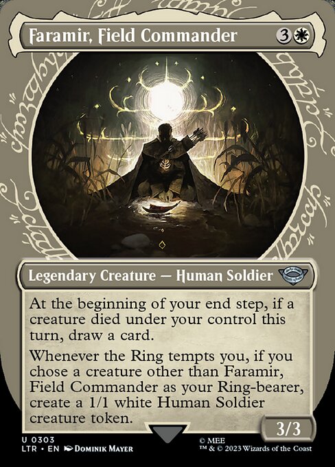 MTG Faramir, Field Commander LTR 303 Showcase Ring Nonfoil