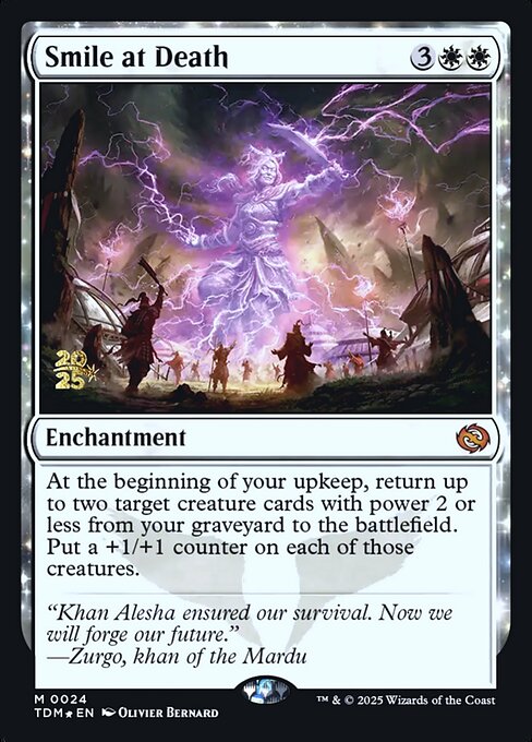 MTG Smile at Death PTDM 024s Prerelease Foil