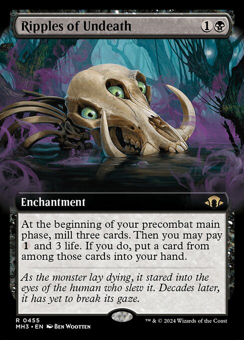 MTG Ripples of Undeath MH3 455 Extended Art Nonfoil