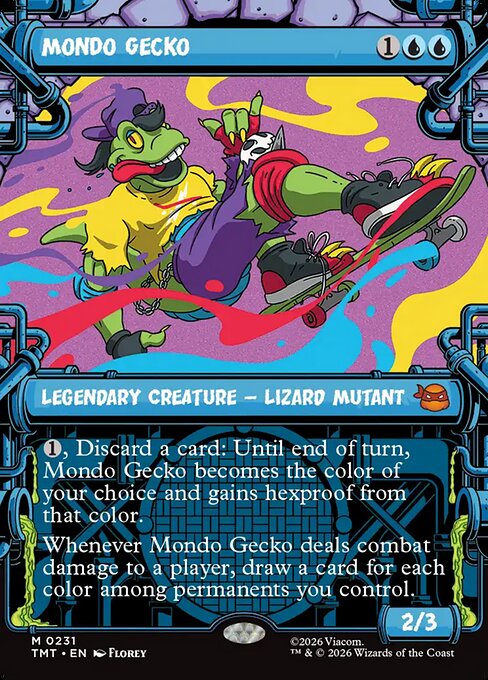 MTG Mondo Gecko TMT 231 Sewer Frame Foil