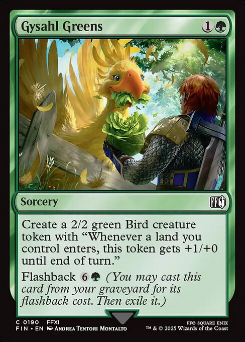 MTG Gysahl Greens FIN 190 Regular Foil