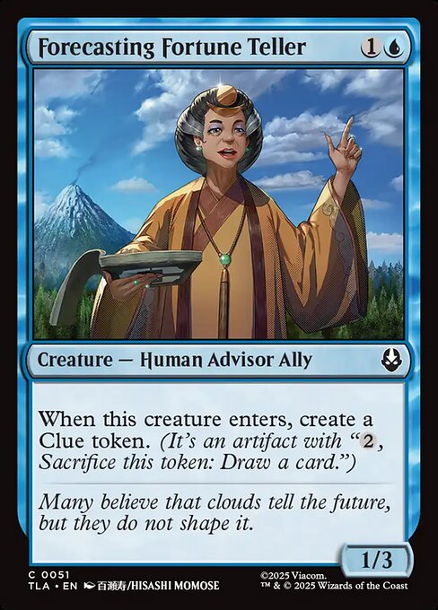 MTG Forecasting Fortune Teller TLA 051 Regular Nonfoil