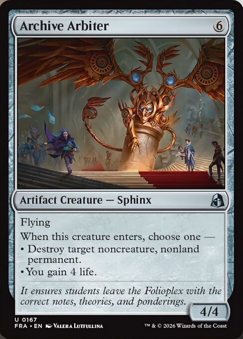 MTG Archive Arbiter FRA 167 Standard Nonfoil front