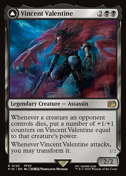 MTG Vincent Valentine // Galian Beast FIN 125 Regular Nonfoil