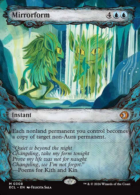 MTG Mirrorform ECL 308 Borderless Foil