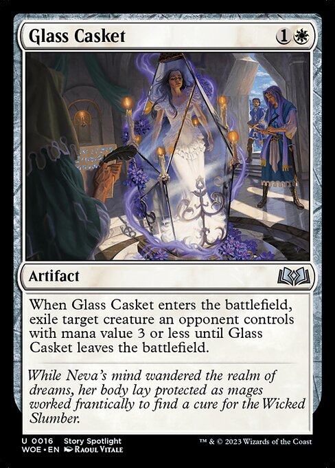 MTG Glass Casket WOE 016 Regular Nonfoil