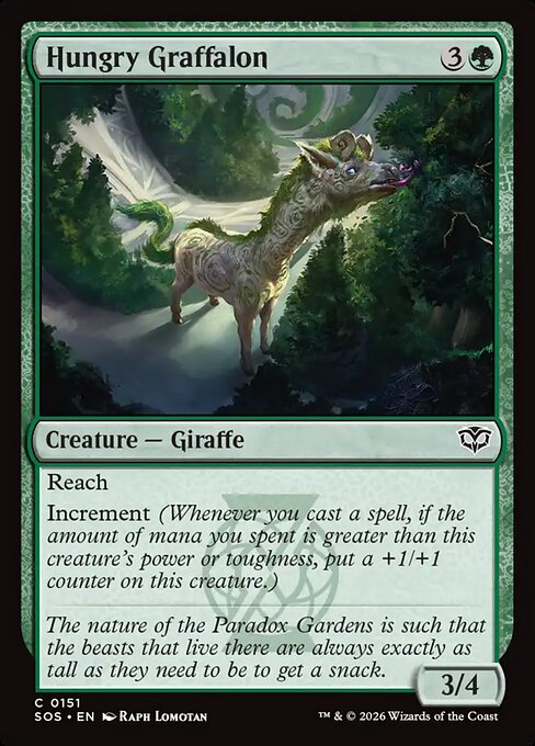MTG Hungry Graffalon SOS 151 Regular Foil