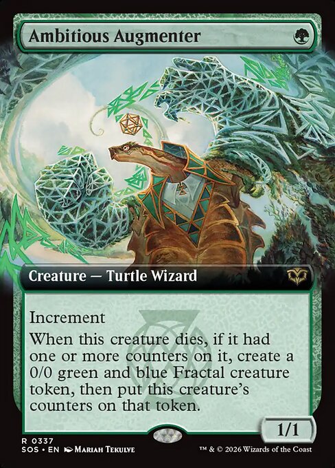MTG Ambitious Augmenter SOS 337 Extended Art Foil