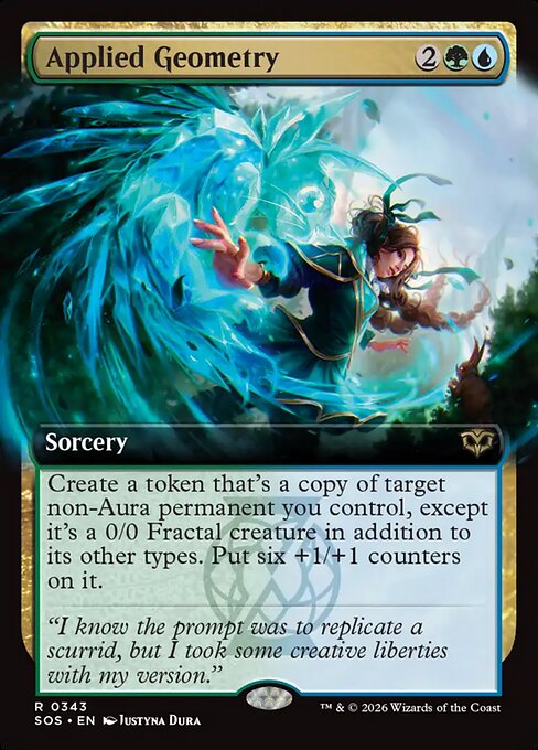 MTG Applied Geometry SOS 343 Extended Art Foil