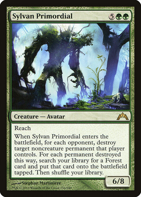 MTG Sylvan Primordial GTC 136 Regular Foil