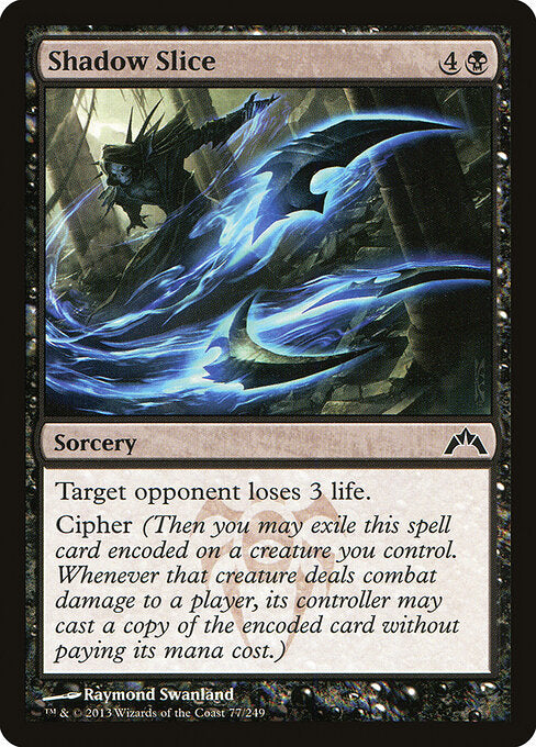 MTG Shadow Slice GTC 077 Regular Foil