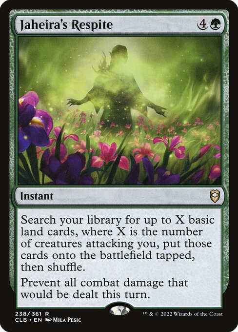 MTG Jaheira's Respite CLB 238 Regular Nonfoil