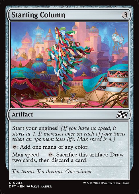 MTG Starting Column DFT 244 Regular Foil