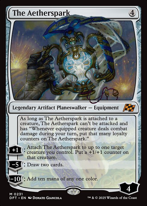 MTG The Aetherspark DFT 231 Regular Nonfoil