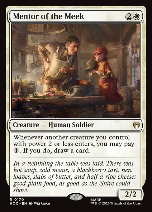 MTG Mentor of the Meek HOC 170 Regular Foil