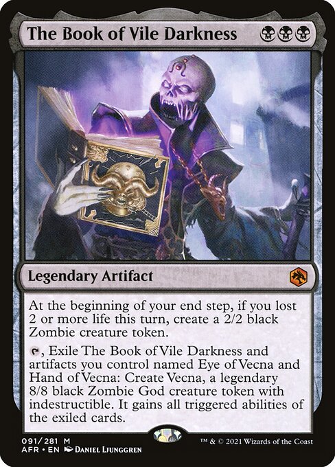 MTG The Book of Vile Darkness AFR 091 Regular Nonfoil