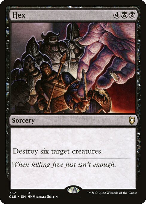 MTG Hex CLB 757 Commander Deck Nonfoil
