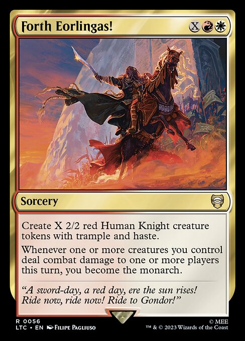 MTG Forth Eorlingas! LTC 056 Regular Nonfoil