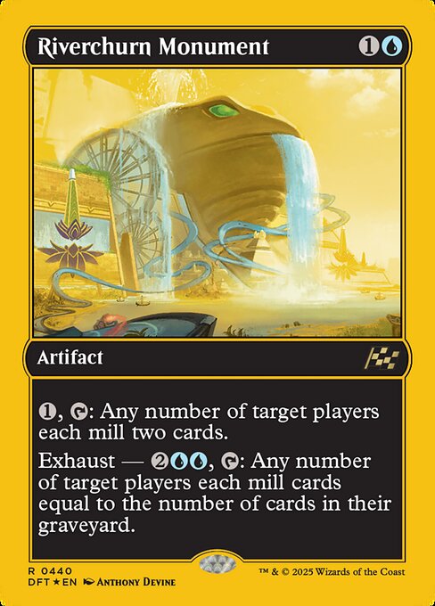 MTG Riverchurn Monument DFT 440 Regular First-Place Foil