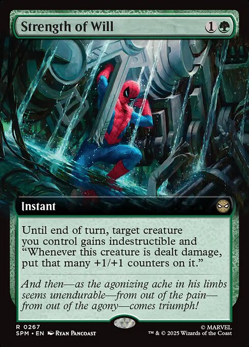MTG Strength of Will SPM 267 Extended Art Nonfoil
