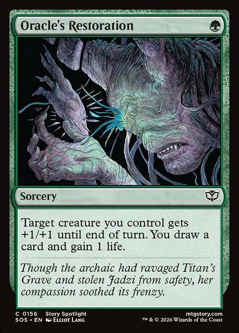 MTG Oracle's Restoration SOS 156 Regular Foil
