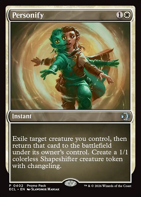 MTG Personify ECL 402 Alternate Art Foil