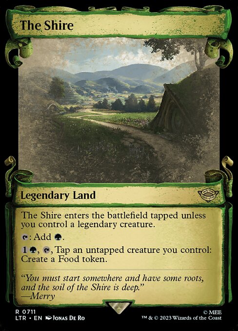 MTG The Shire LTR 711 Showcase Scrolls of Middle-earth Nonfoil