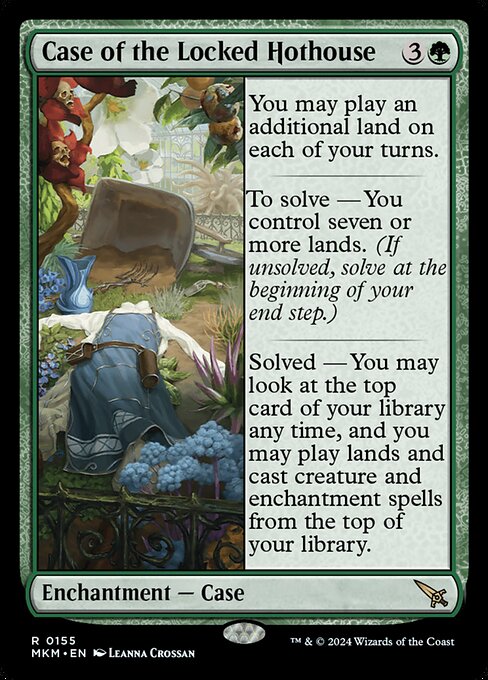 MTG Case of the Locked Hothouse MKM 155 Regular Foil