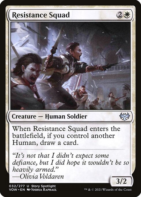 MTG Resistance Squad VOW 032 Standard Foil front
