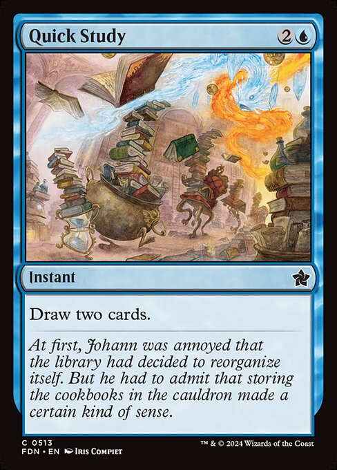 MTG Quick Study FDN 513 Beginner Box Nonfoil