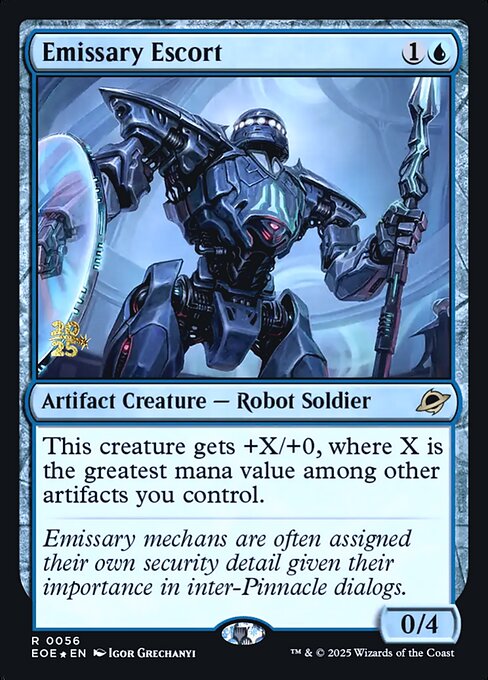 MTG Emissary Escort PEOE 056s Prerelease Foil