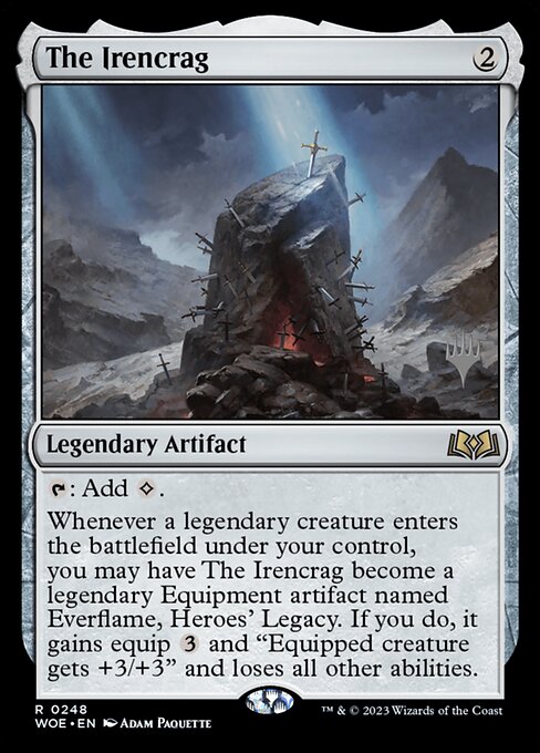 MTG The Irencrag PWOE 248p Promo Pack Nonfoil