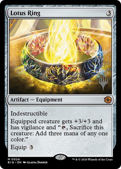 MTG Lotus Ring PBIG 024p Promo Pack Nonfoil