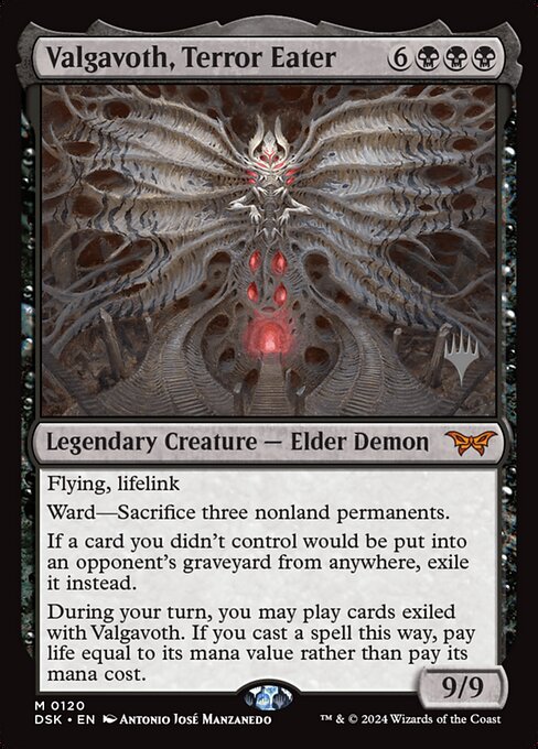 MTG Valgavoth, Terror Eater PDSK 120p Promo Pack Nonfoil