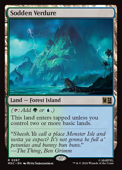 MTG Sodden Verdure MSC 267 Regular Nonfoil