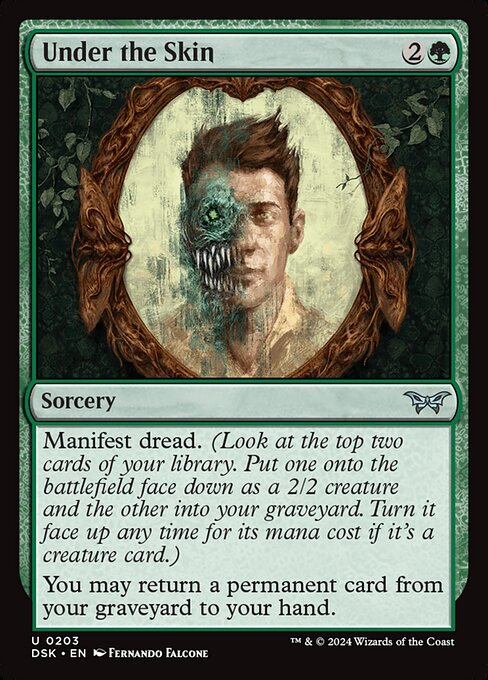 MTG Under the Skin DSK 203 Regular Nonfoil