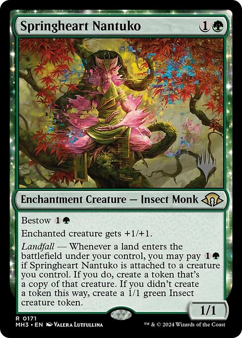 MTG Springheart Nantuko PMH3 171p Promo Pack Foil