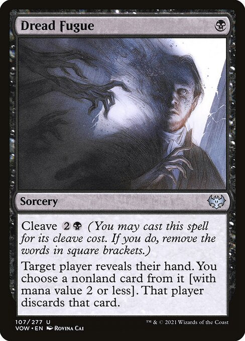 MTG Dread Fugue VOW 107 Standard Nonfoil front