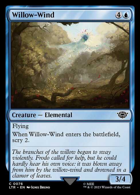 MTG Willow-Wind LTR 076 Regular Nonfoil
