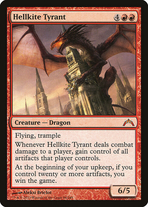 MTG Hellkite Tyrant GTC 094 Regular Foil
