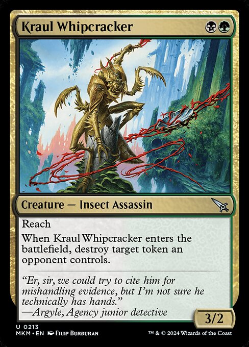 MTG Kraul Whipcracker MKM 213 Regular Foil