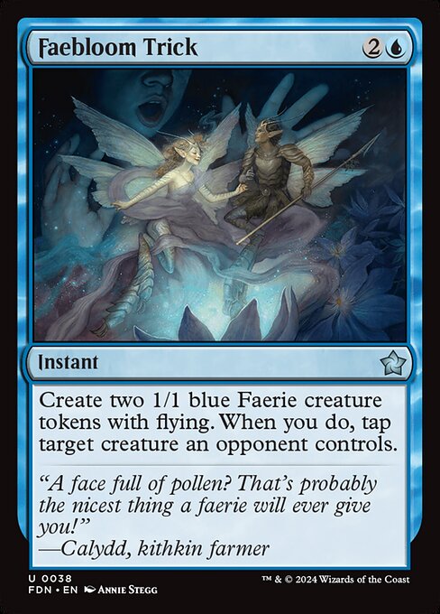 MTG Faebloom Trick FDN 038 Regular Nonfoil
