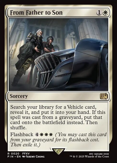 MTG From Father to Son FIN 020 Regular Foil