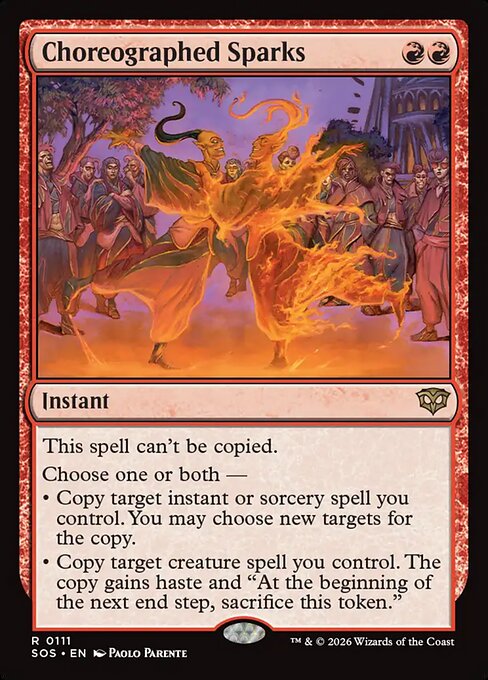MTG Choreographed Sparks SOS 111 Regular Foil