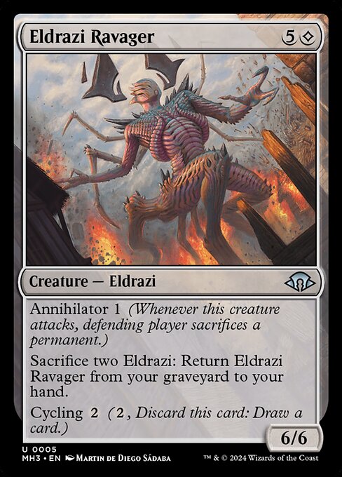 MTG Eldrazi Ravager MH3 005 Regular Foil