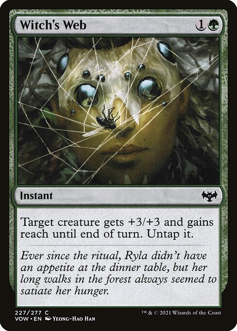 MTG Witch's Web VOW 227 Standard Foil front