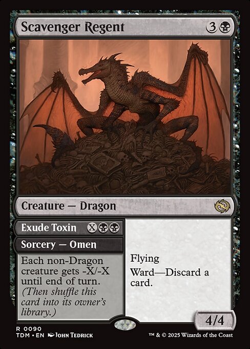MTG Scavenger Regent // Exude Toxin TDM 090 Regular Nonfoil
