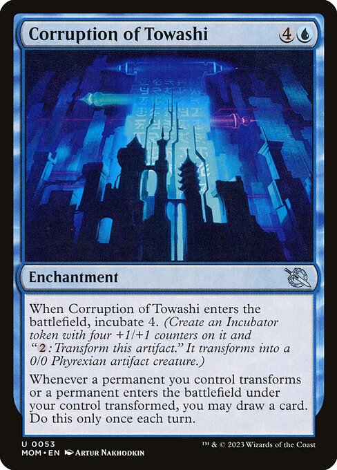 MTG Corruption of Towashi MOM 053 Regular Nonfoil